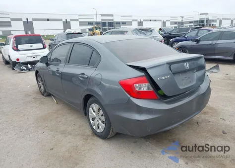 2012 Honda Civic Lx from USA, damaged, VIN 19XFB2F54CE090056